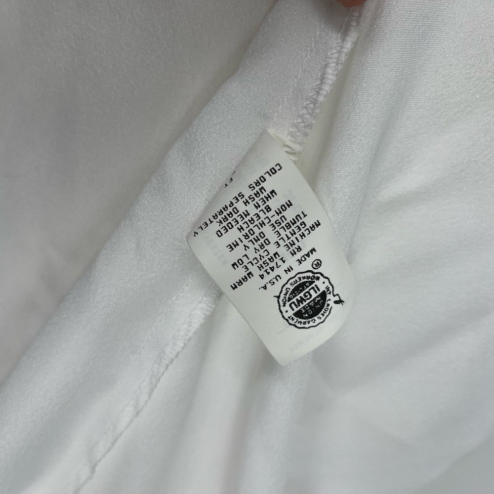 Vintage Nightgown & Robe Set Me 2 Sleepwear White ILGWU Women’s Large - Picture 16 of 16